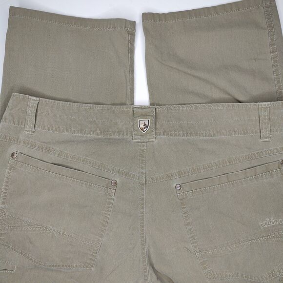 Kuhl Revolvr Pants Men 36x27 Brown Straight Stretch Outdoor Hiking Gorpcore Fish - Picture 4 of 9